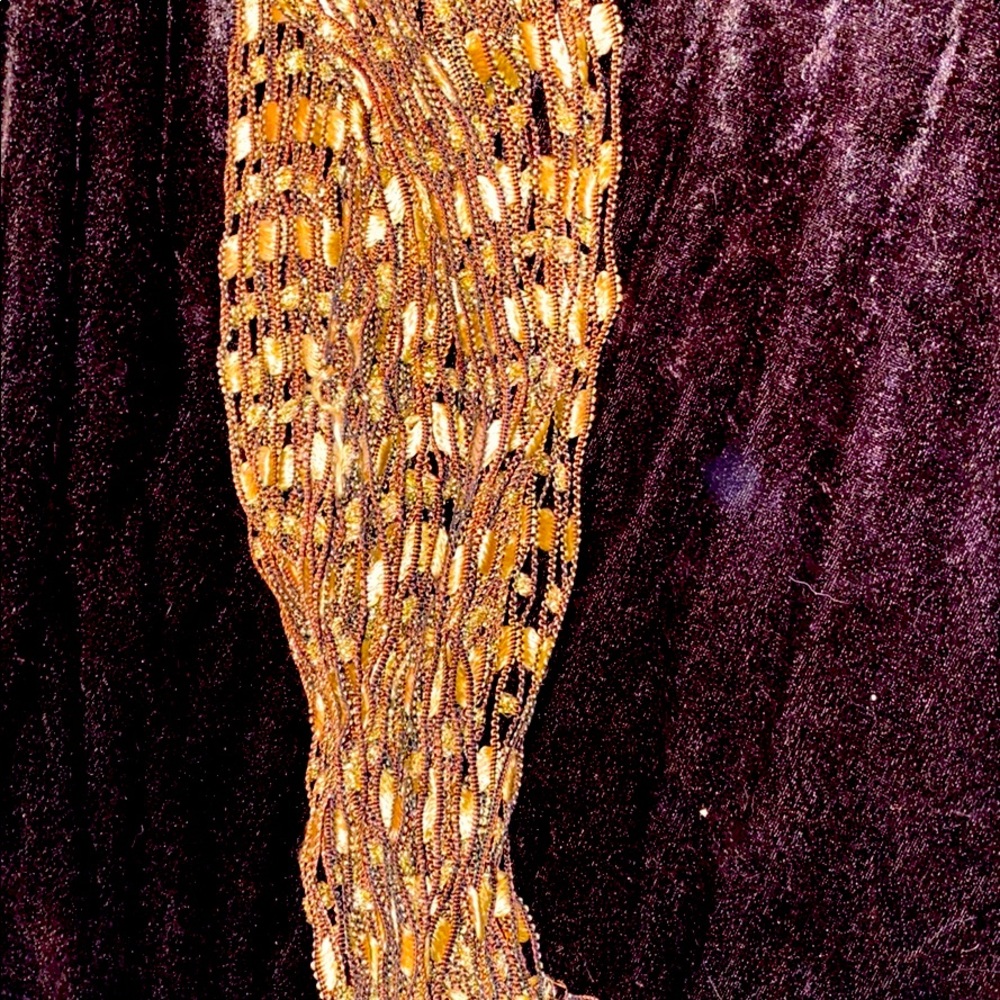 Golden scarf